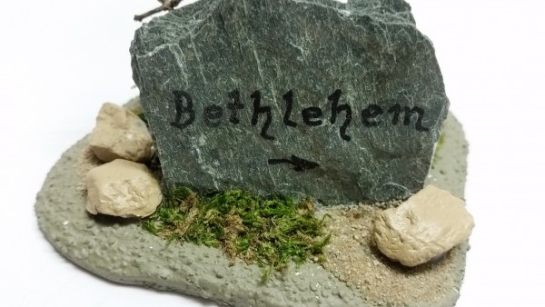 Wegweiser Bethlehem orientalisch