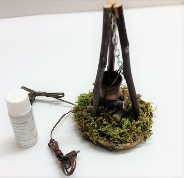 Lagerfeuer Dreibock Rauchkessel