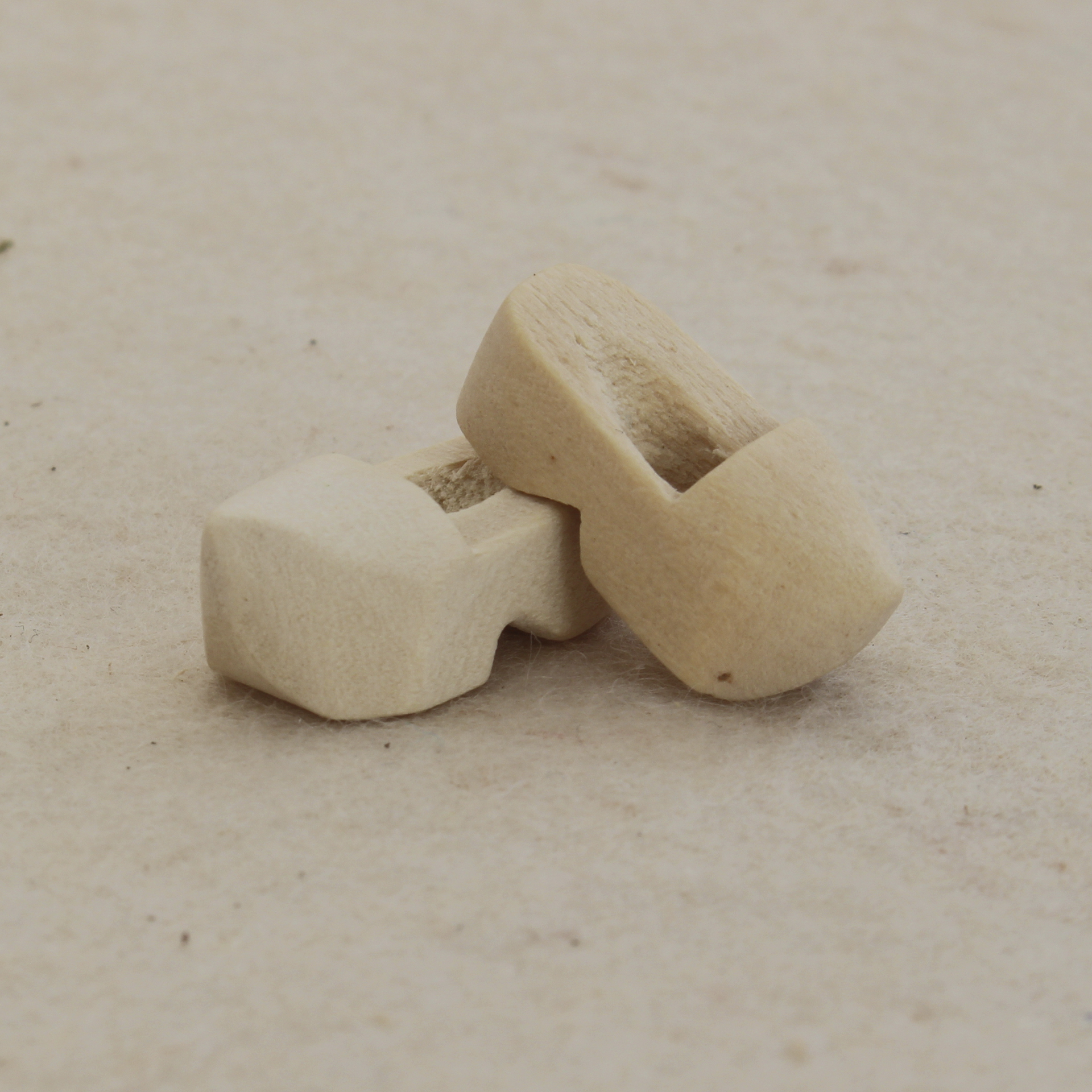 Wichtelzubehör Holzschuhe für unsere kleinen Wichtel