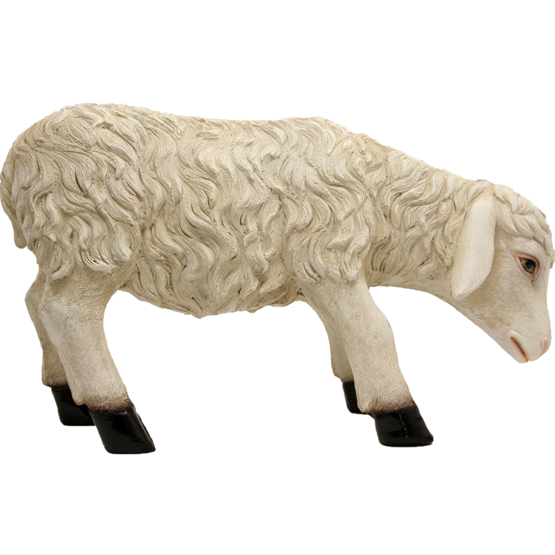 Schaf Kopf unten Krippenfigur Zusatzfigur