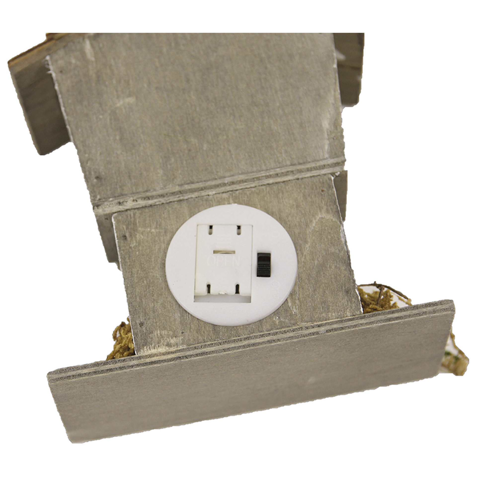 Elektrisches Krippenzubehör Backofen mit Beleuchtung zur Gestaltung Ihrer Krippe