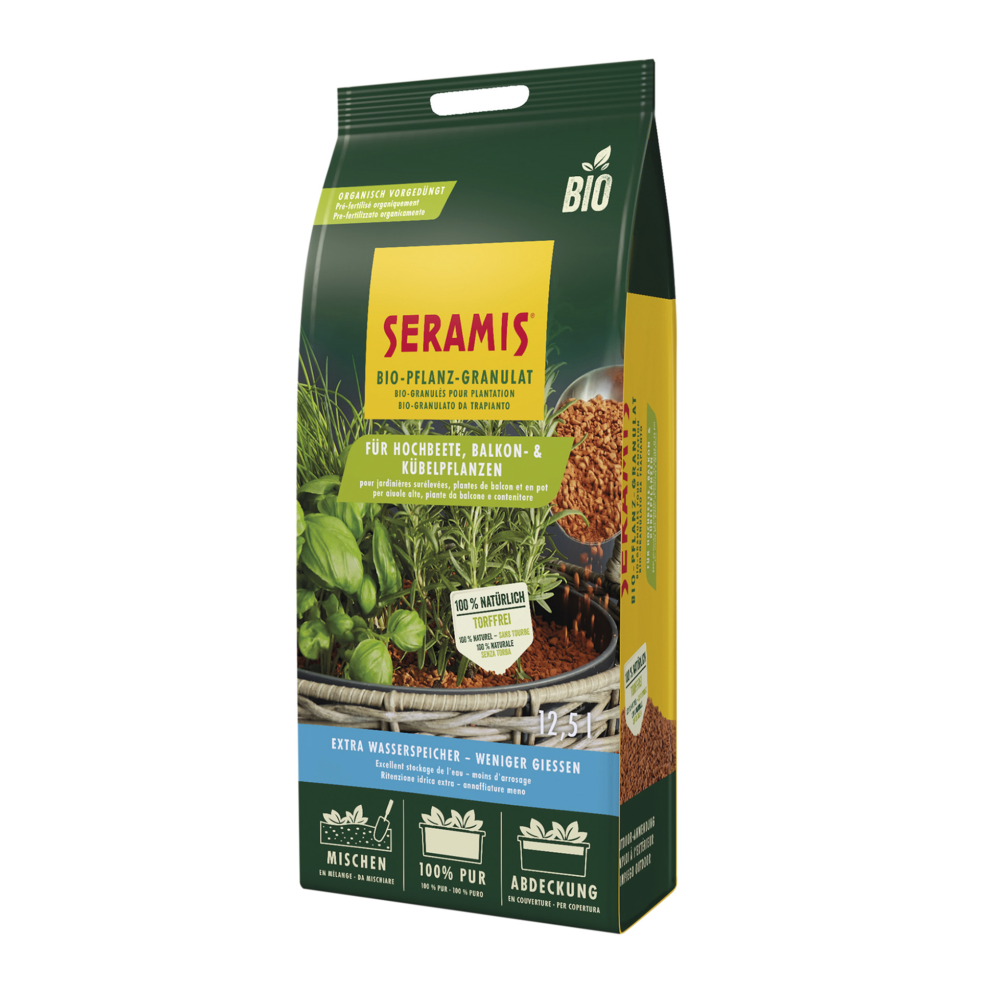 12,5 Liter-Sack mit Tragegriff