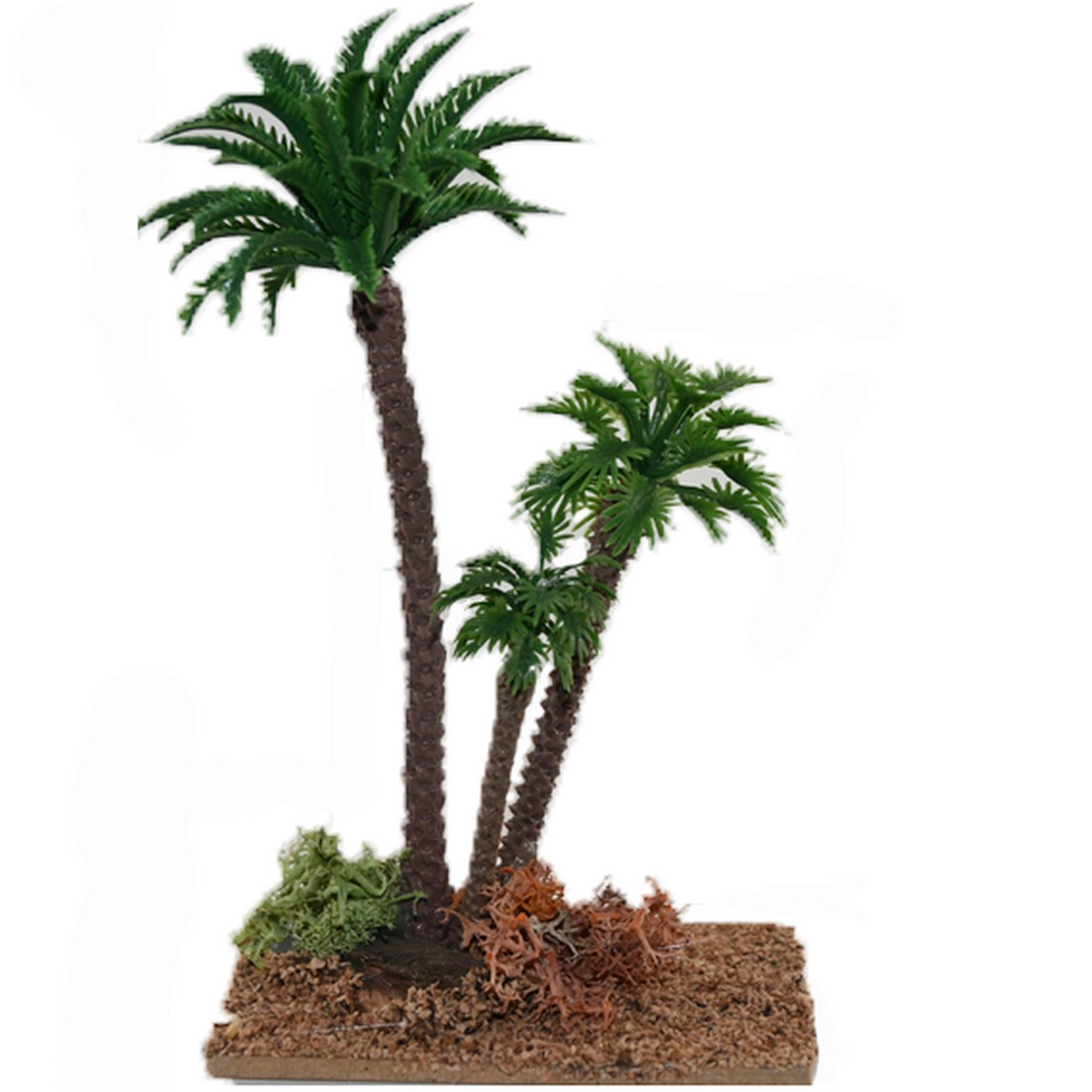 Krippe Palme Dreier Gruppe 12cm Krippenbotanik