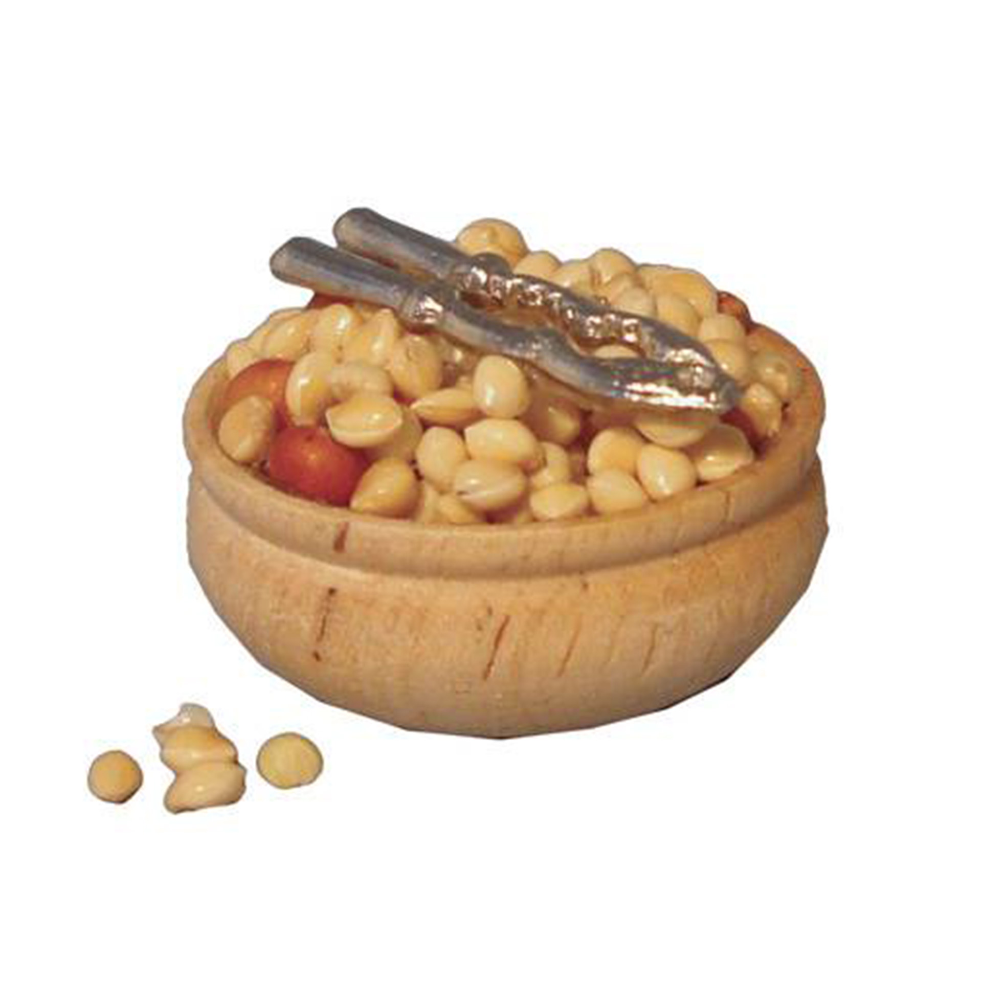 Schüssel mit Nüssen Wichtelzubehör