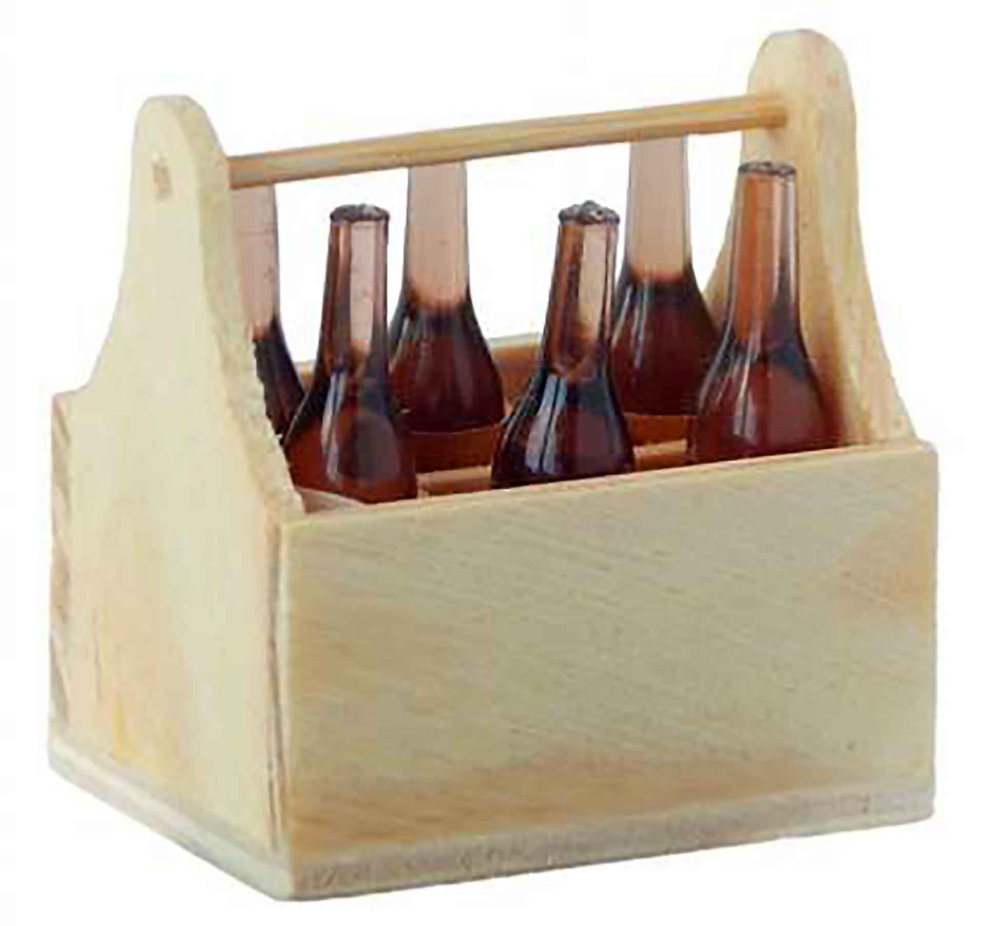 Getränkekiste mit Bierflaschen