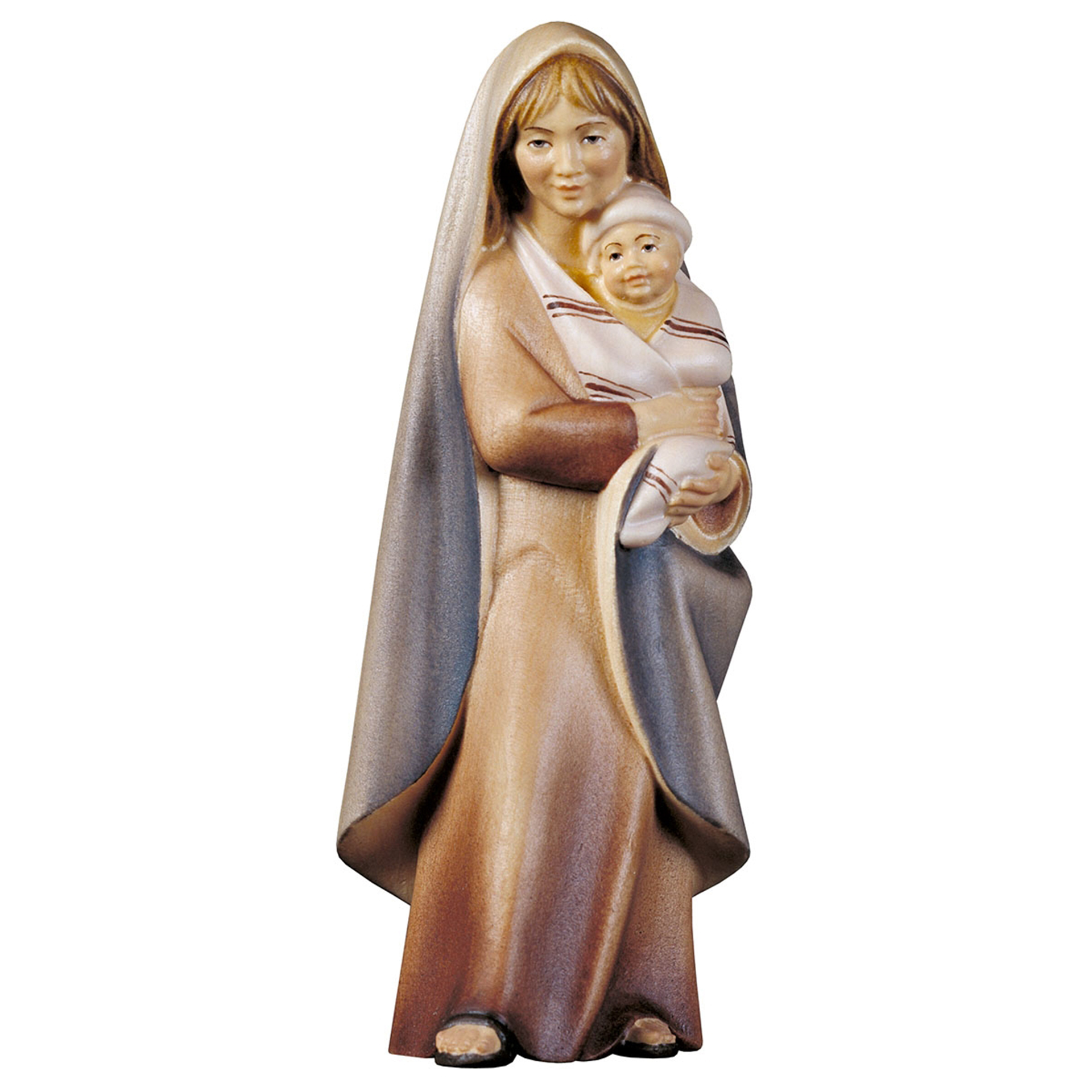 Hirtin mit Neugeborenem Komet Krippe Krippenfiguren