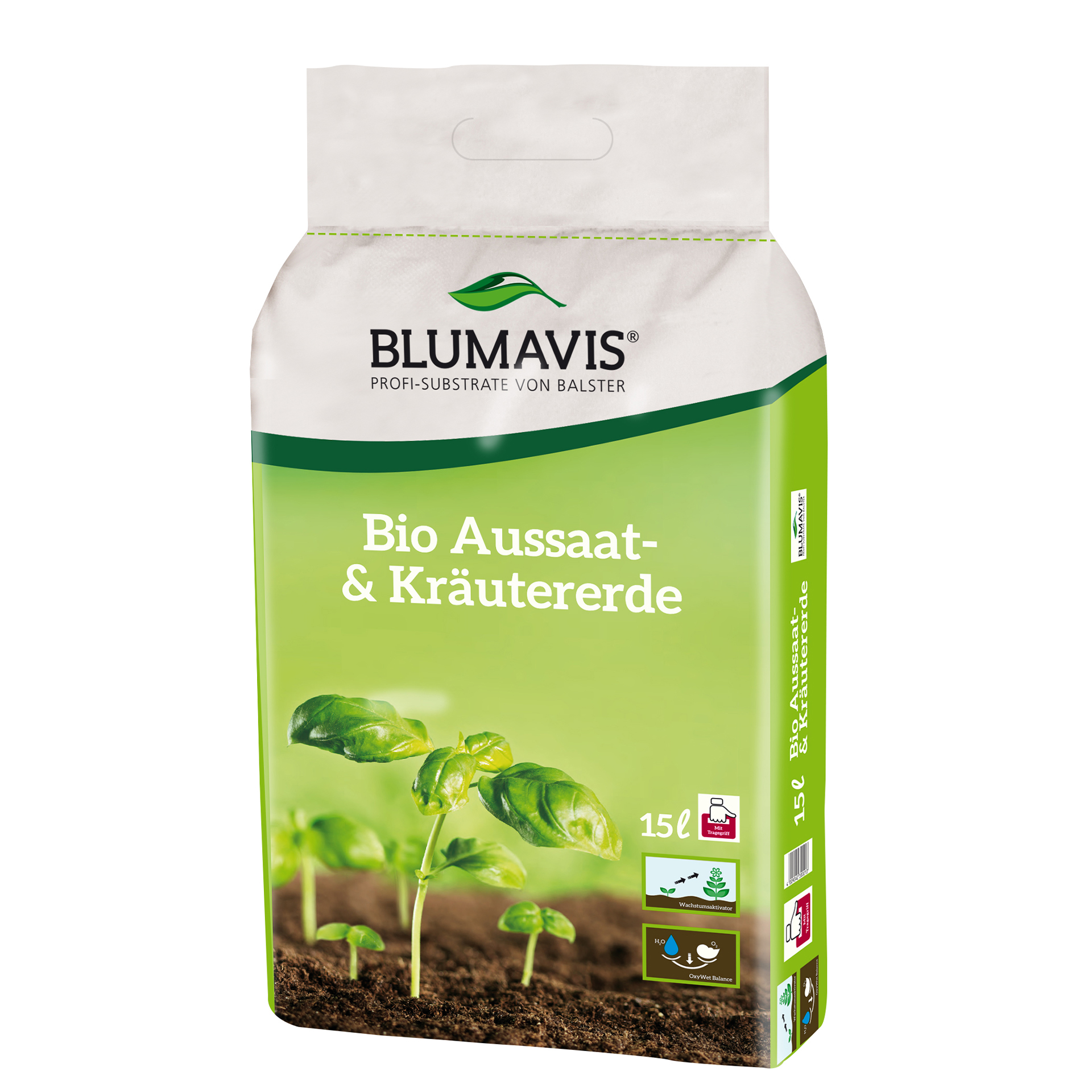 Bio Aussaat- und Kräutererde Blumavis Startdüngung