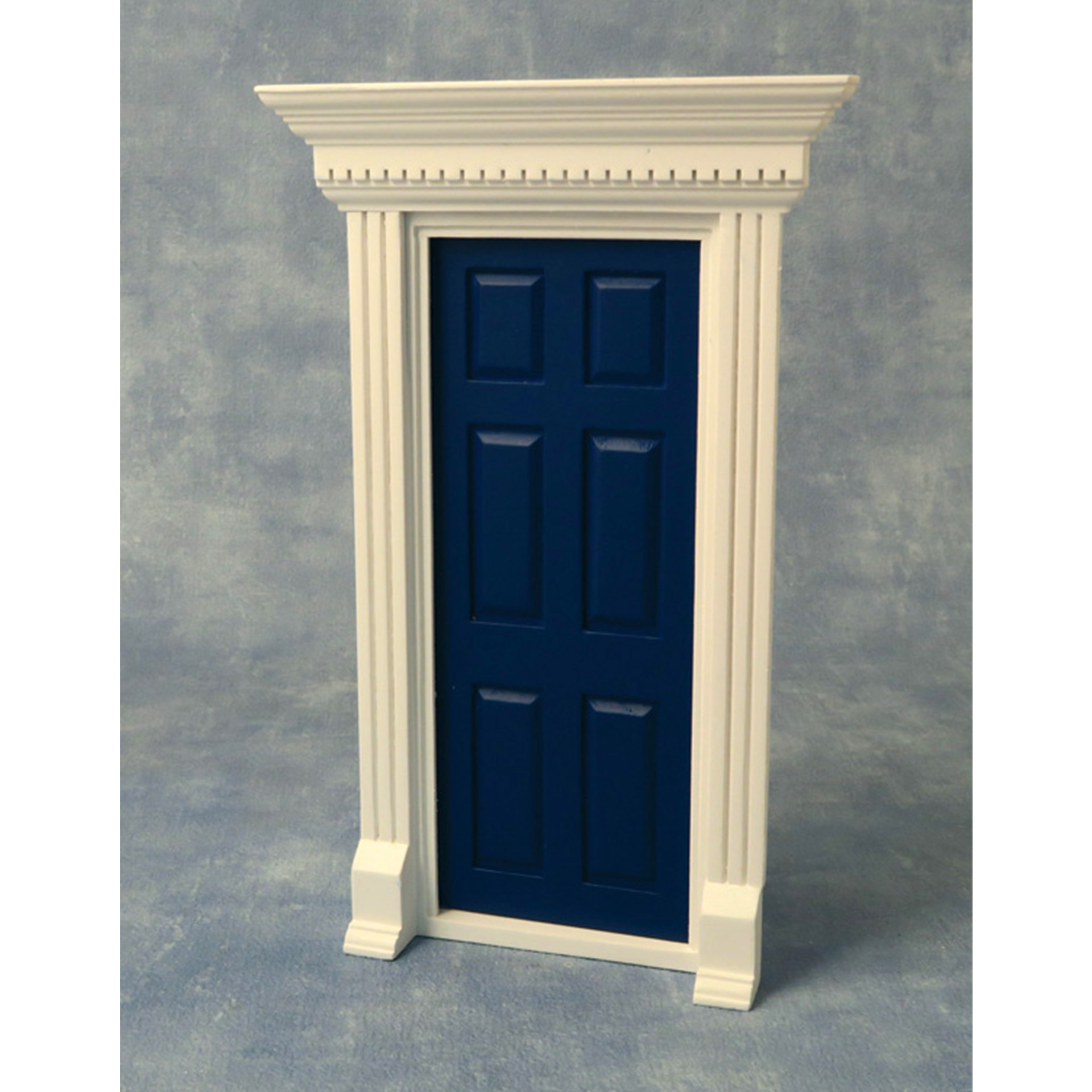 Wichteltür blau mit Sims