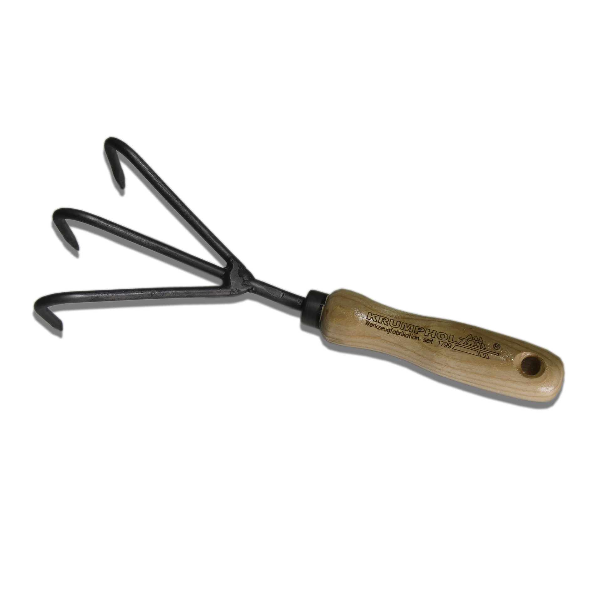 Grubber mit 3 Zinken und Eschengriff