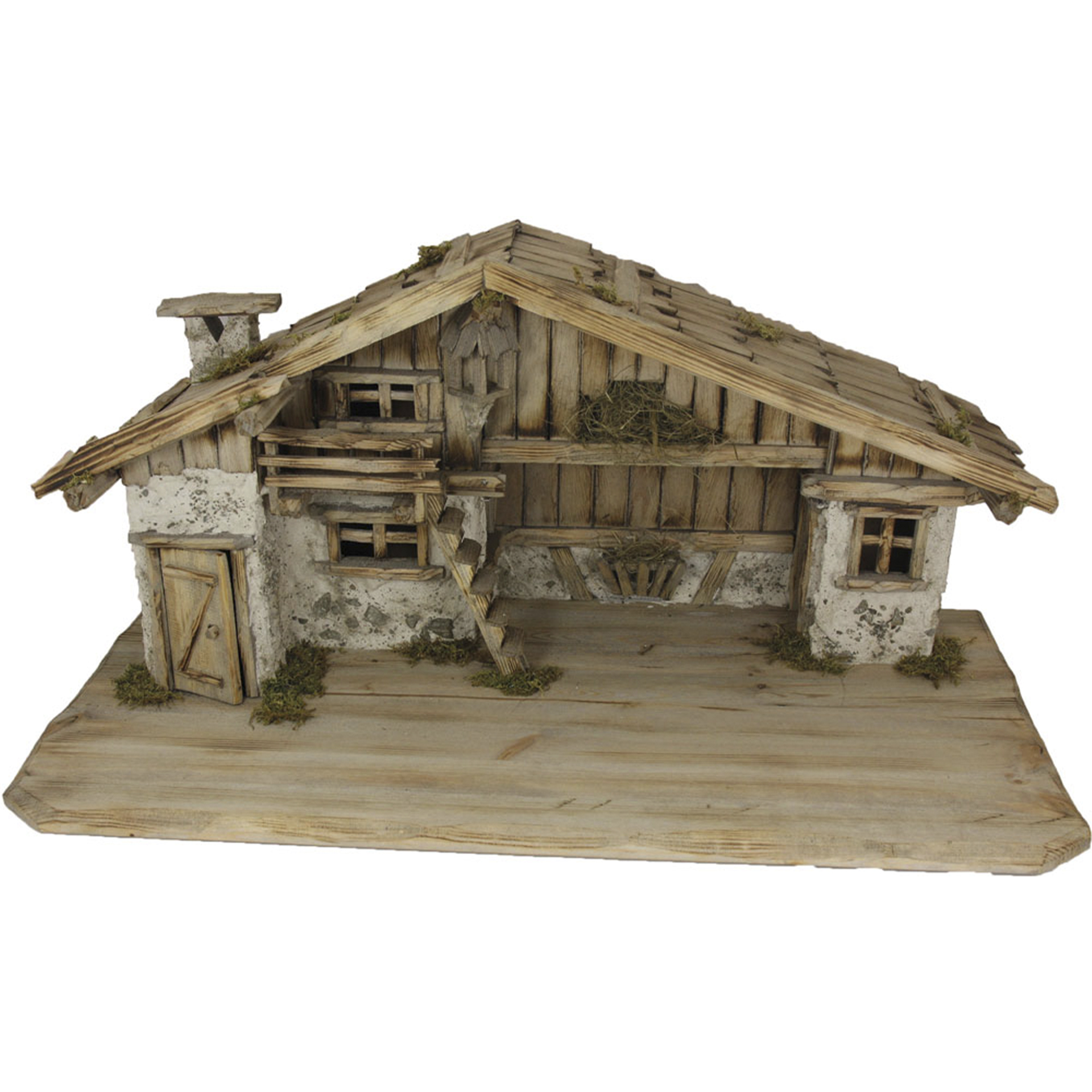 Krippenstall Titisee Weihnachtskrippe für 12-16cm Figuren