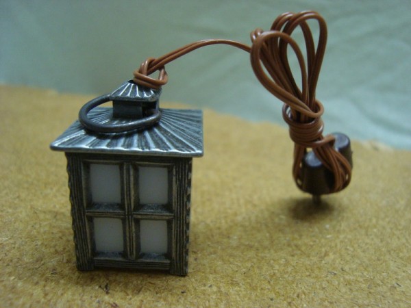 Zinnlaterne 3,5V, weiß klein