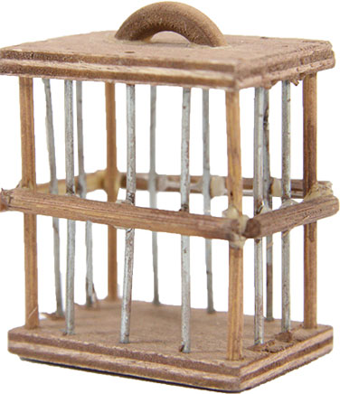 Käfig mit Schiebetür 6,8cm