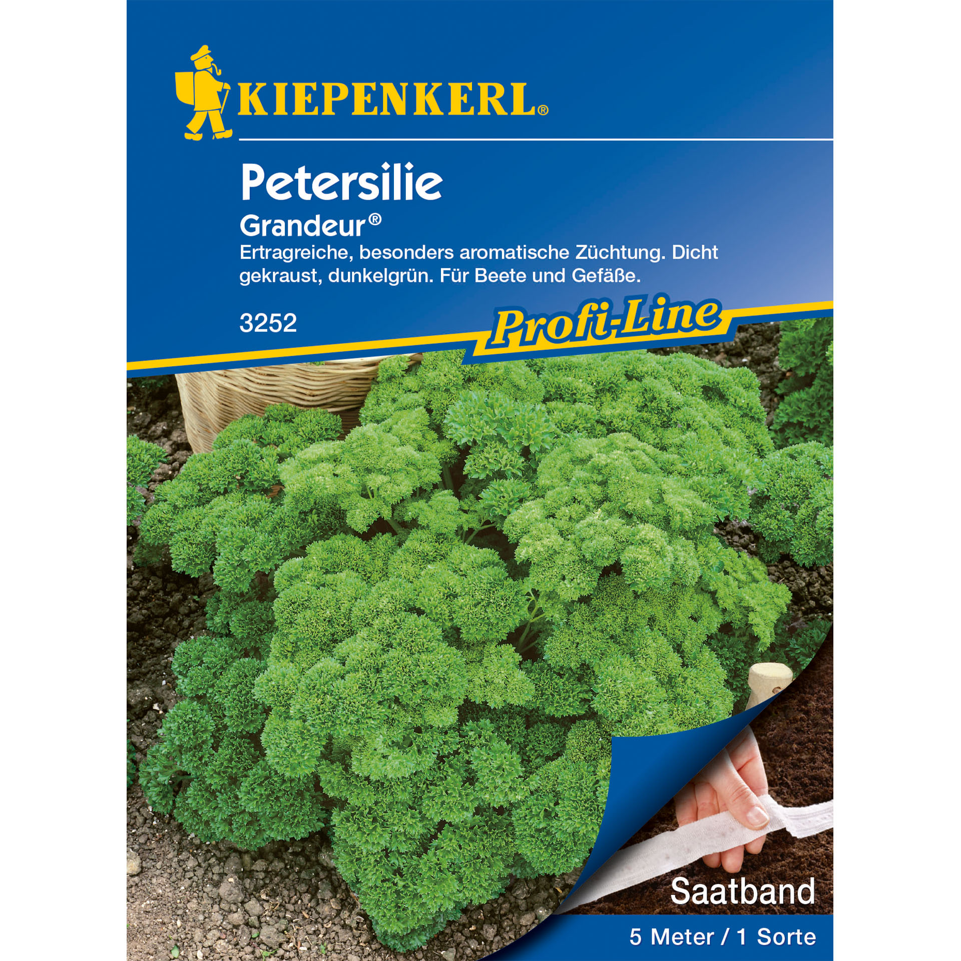 Petersilie Grandeur® (Moskrul 2), Kräutersamen Saatband