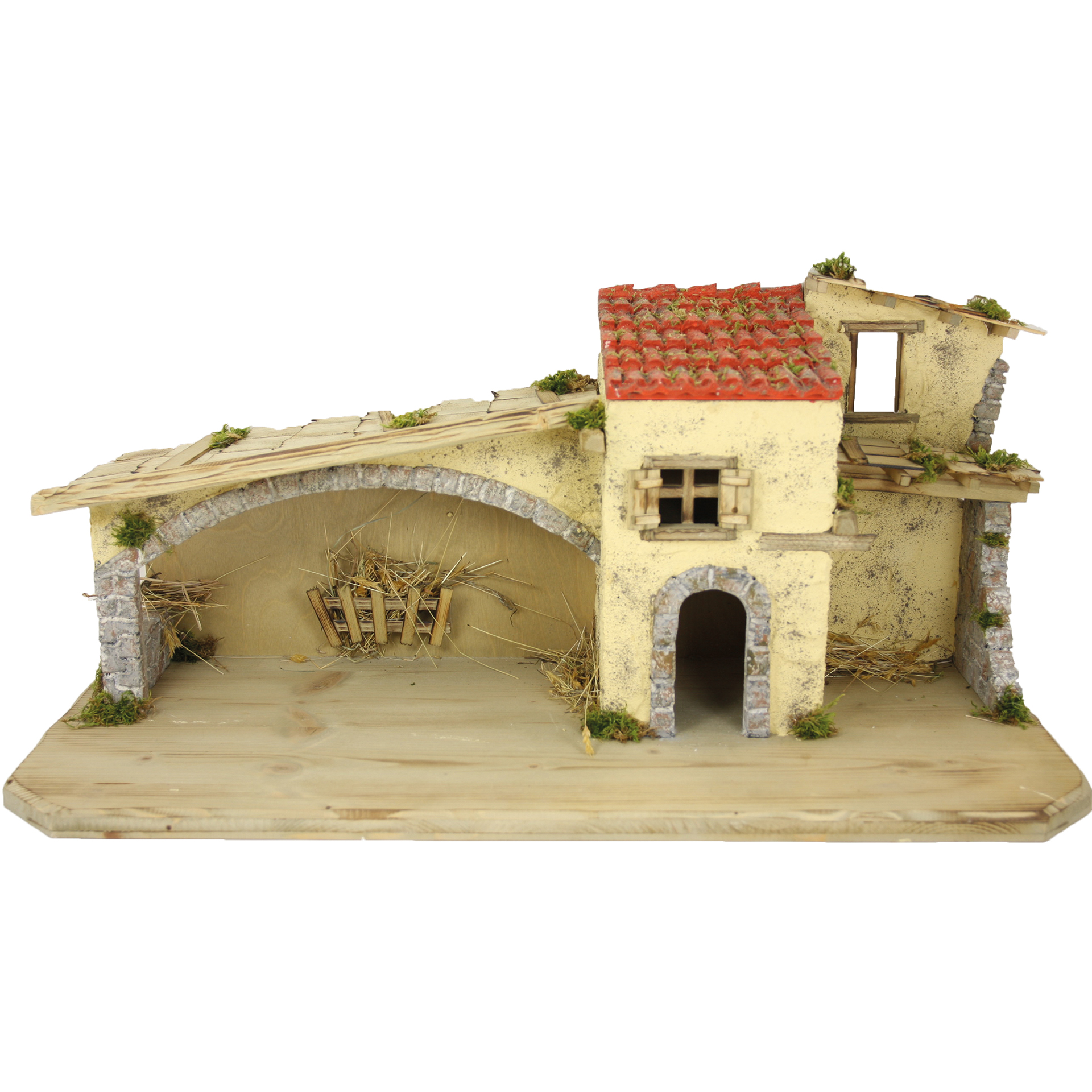 Krippenstall Schwand Weihnachtskrippe für 9-11cm Figuren