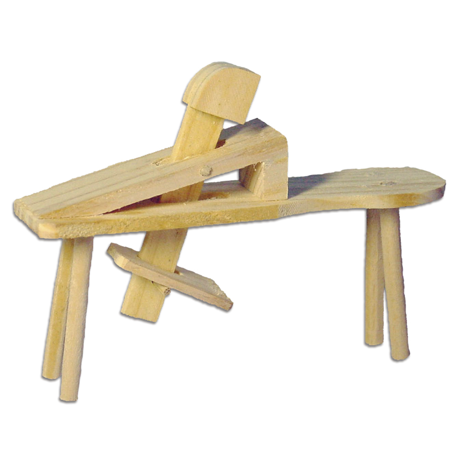 Krippenzubehör und Wichtelzubehör Schnitzbank