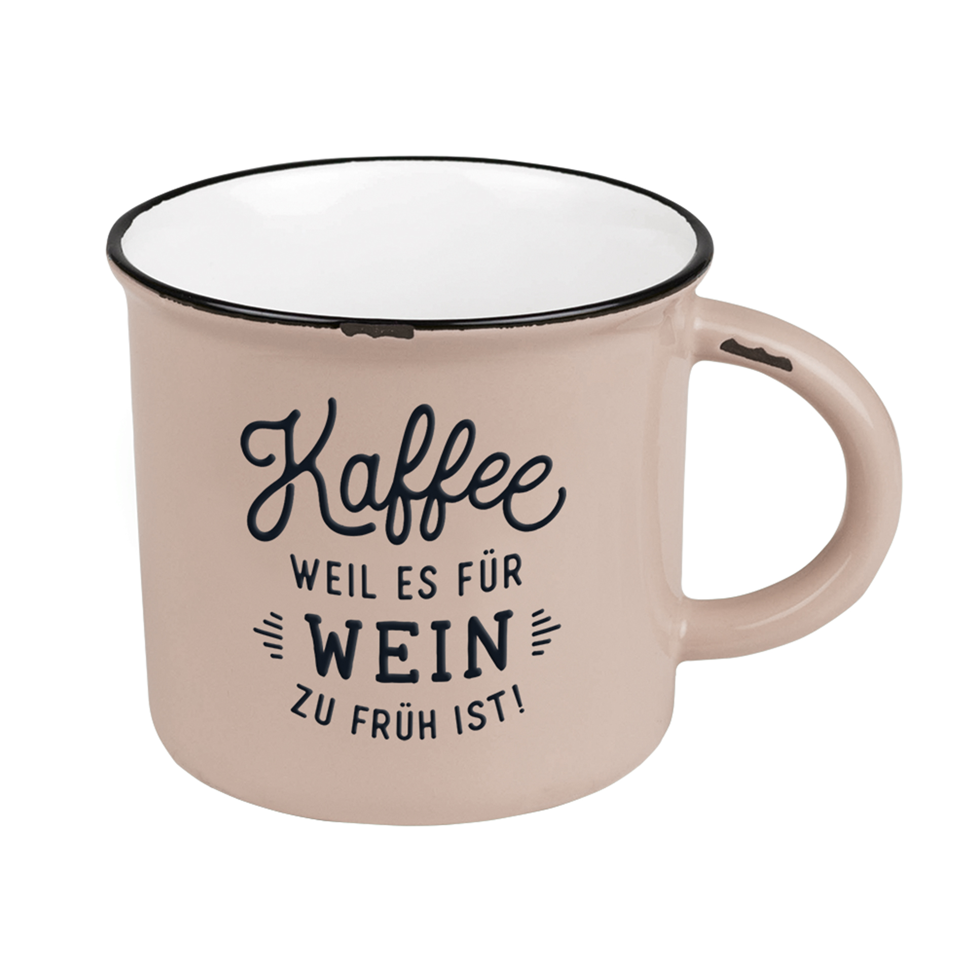 Becher Vintage 'Kaffee'