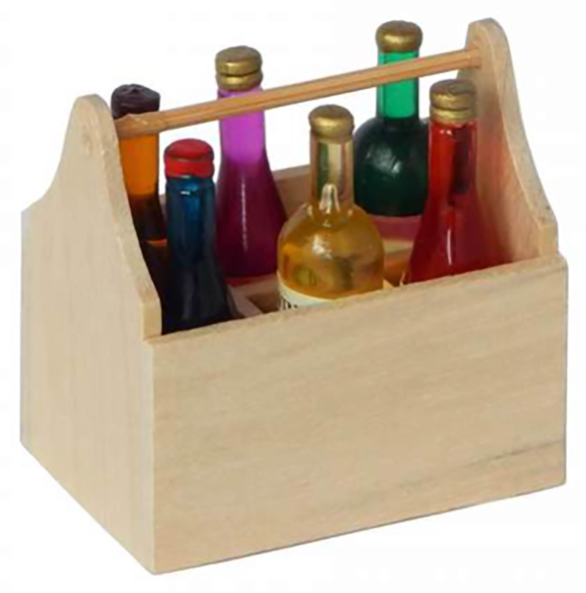 Getränkekiste mit Weinflaschen