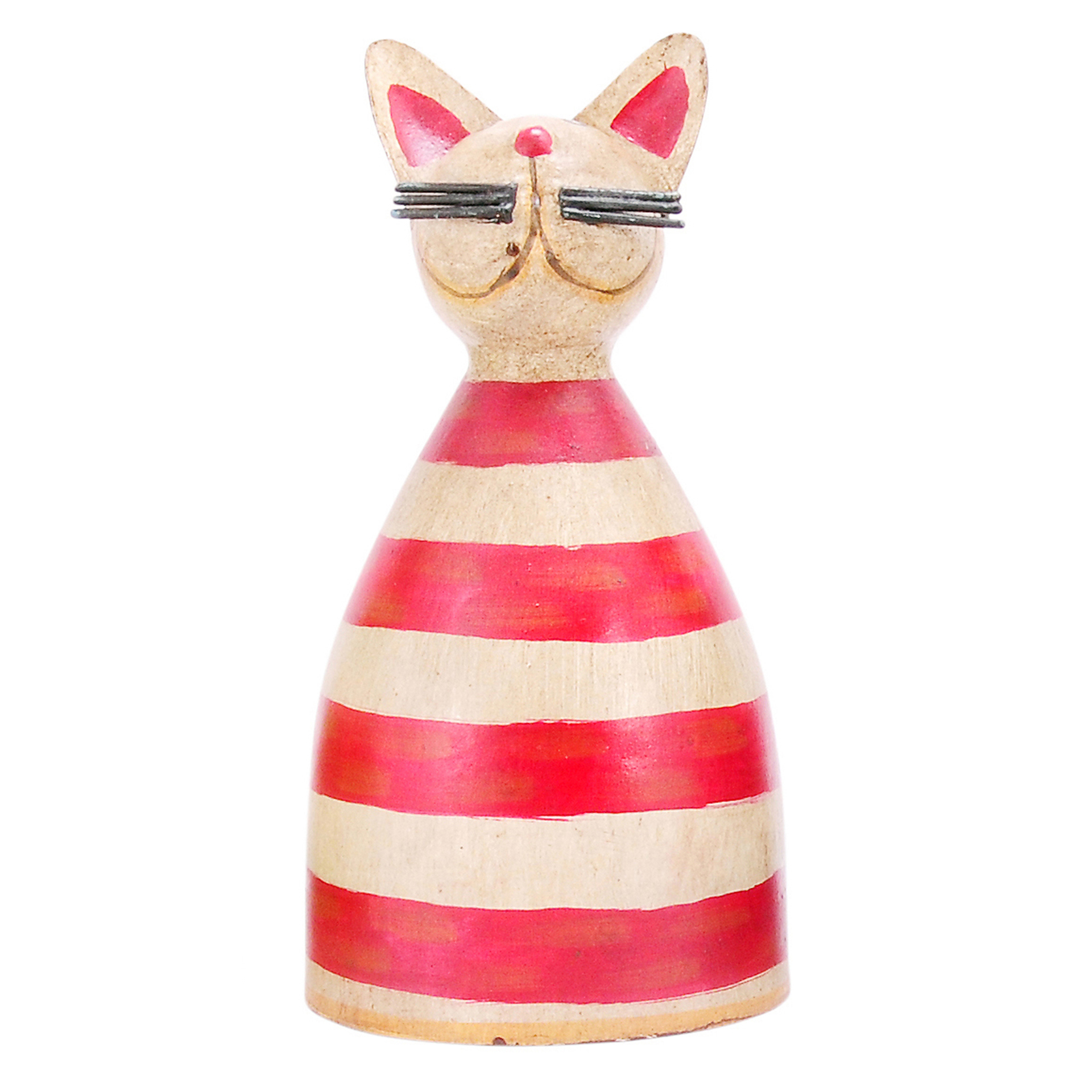 Zaunhocker Katze rote Streifen