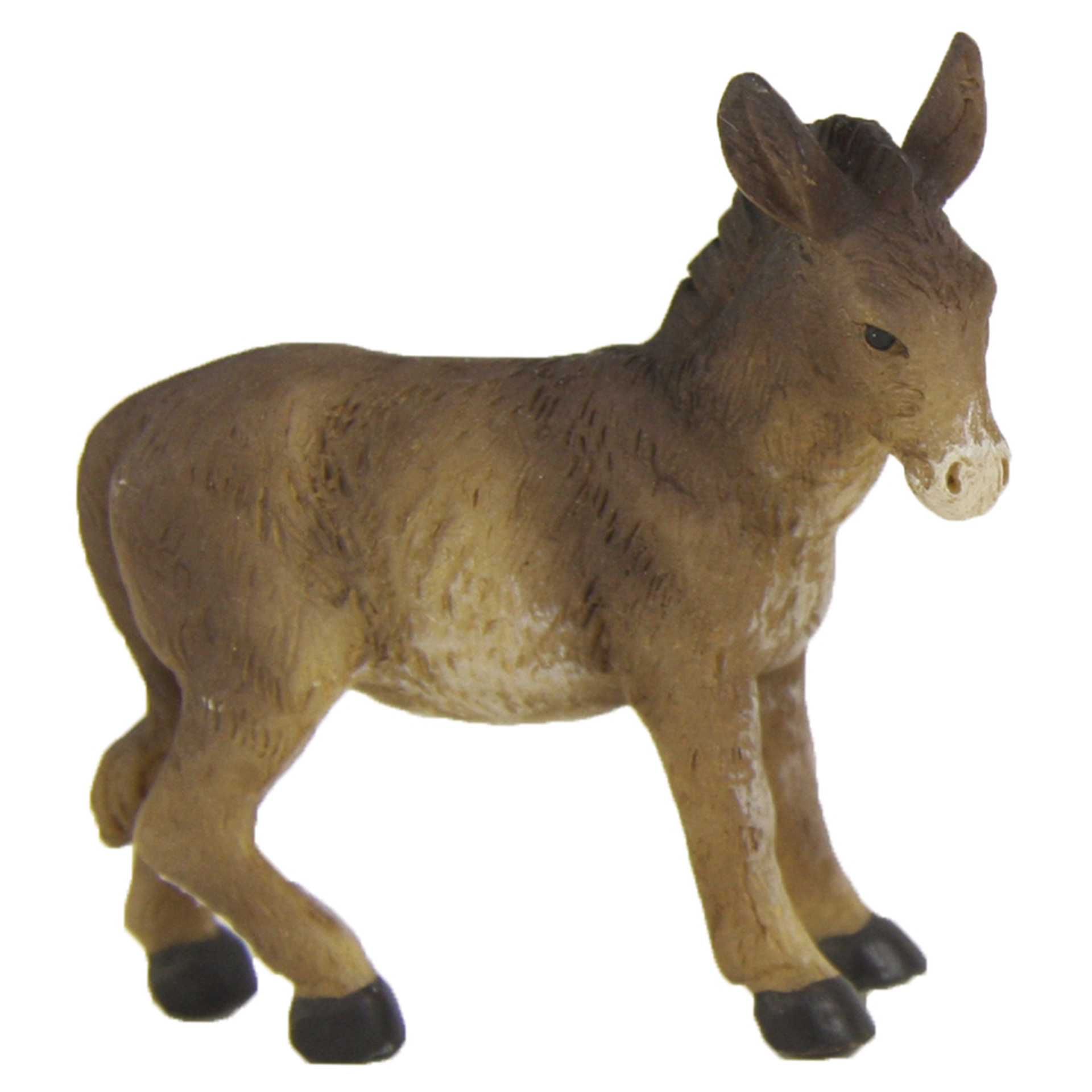 Jungtier Esel als Krippenfigur oder Wichtelzubehör