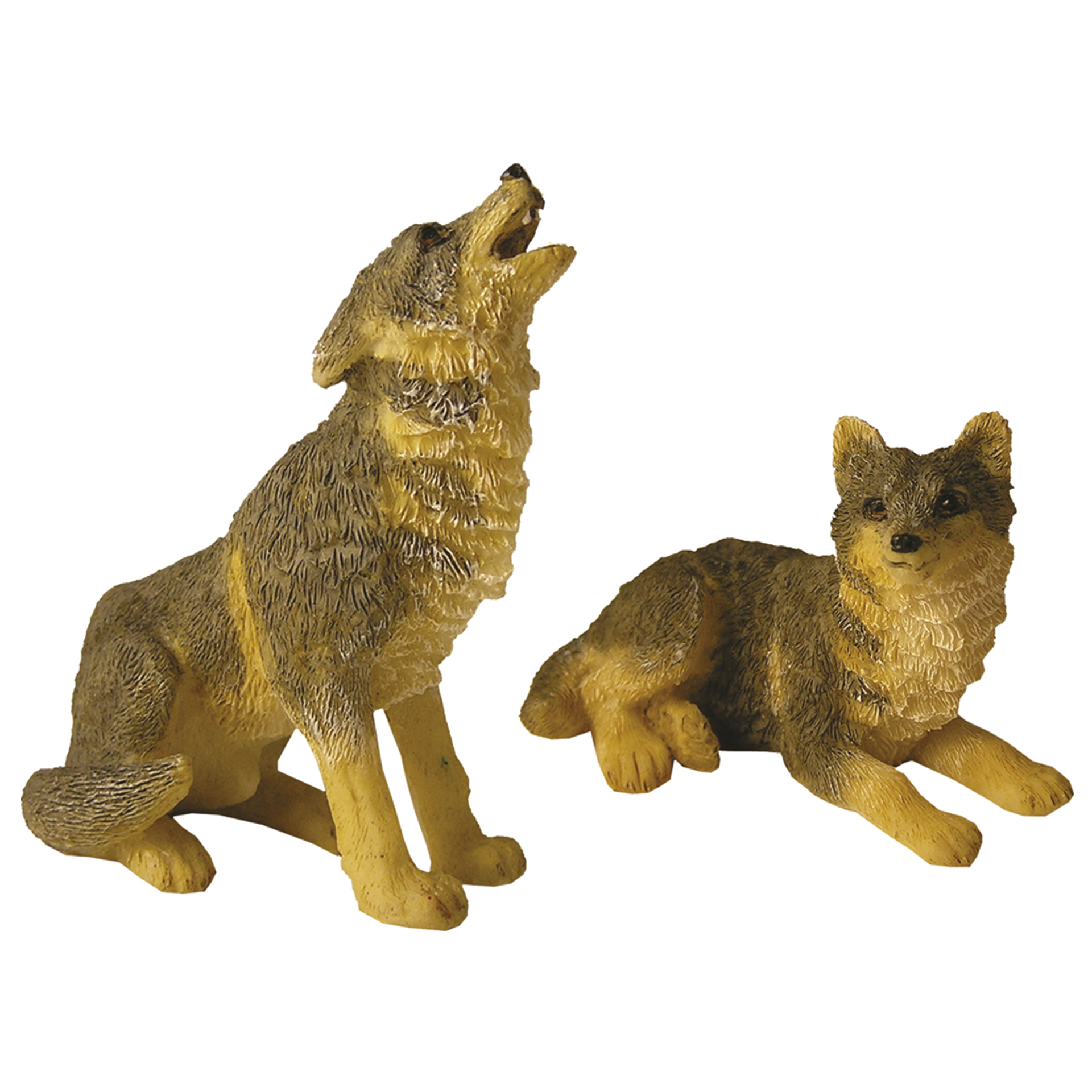 Wölfe als Zusatzfigur Krippe und Wichtelzubehör