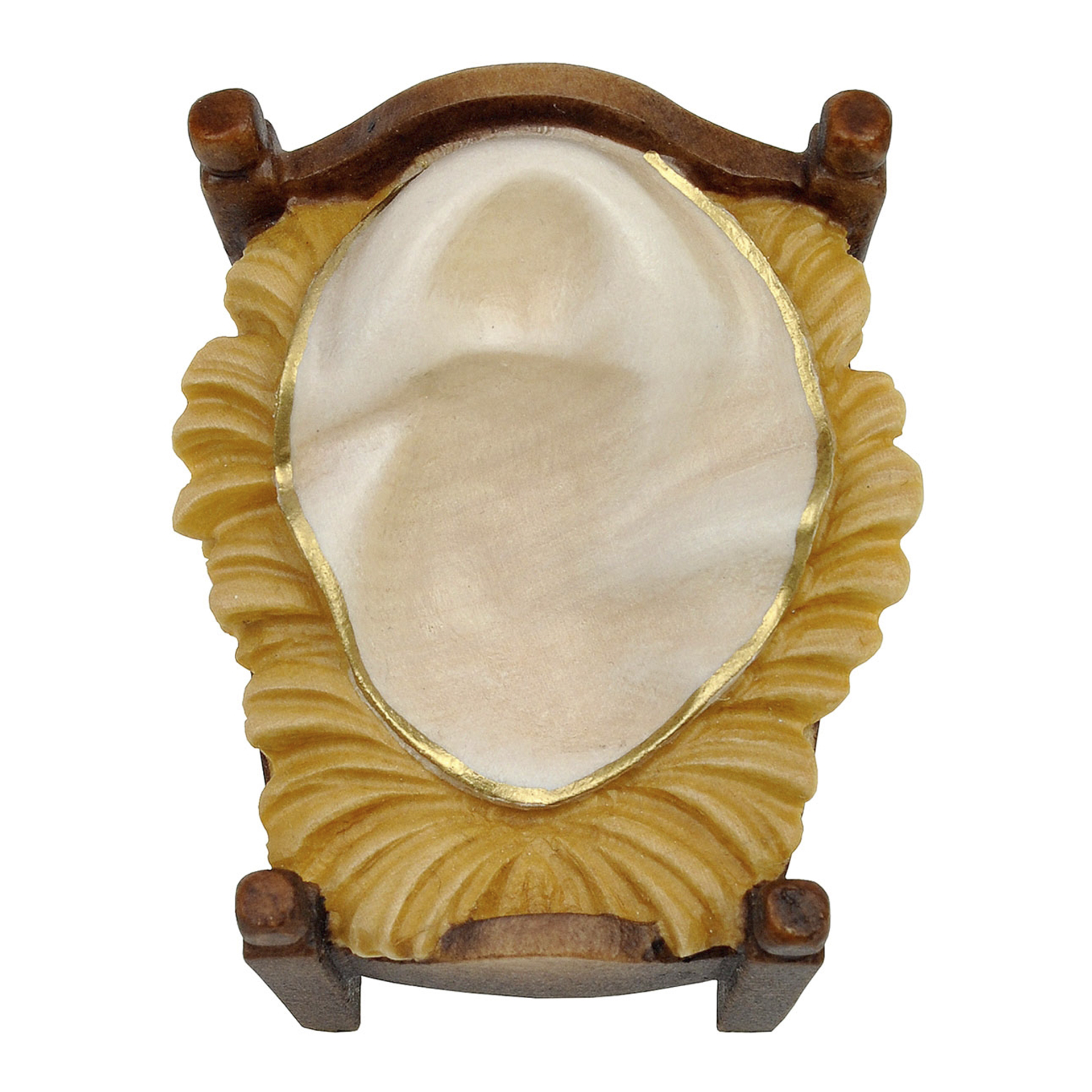 Krippenfigur Wiege Hirten Krippe color