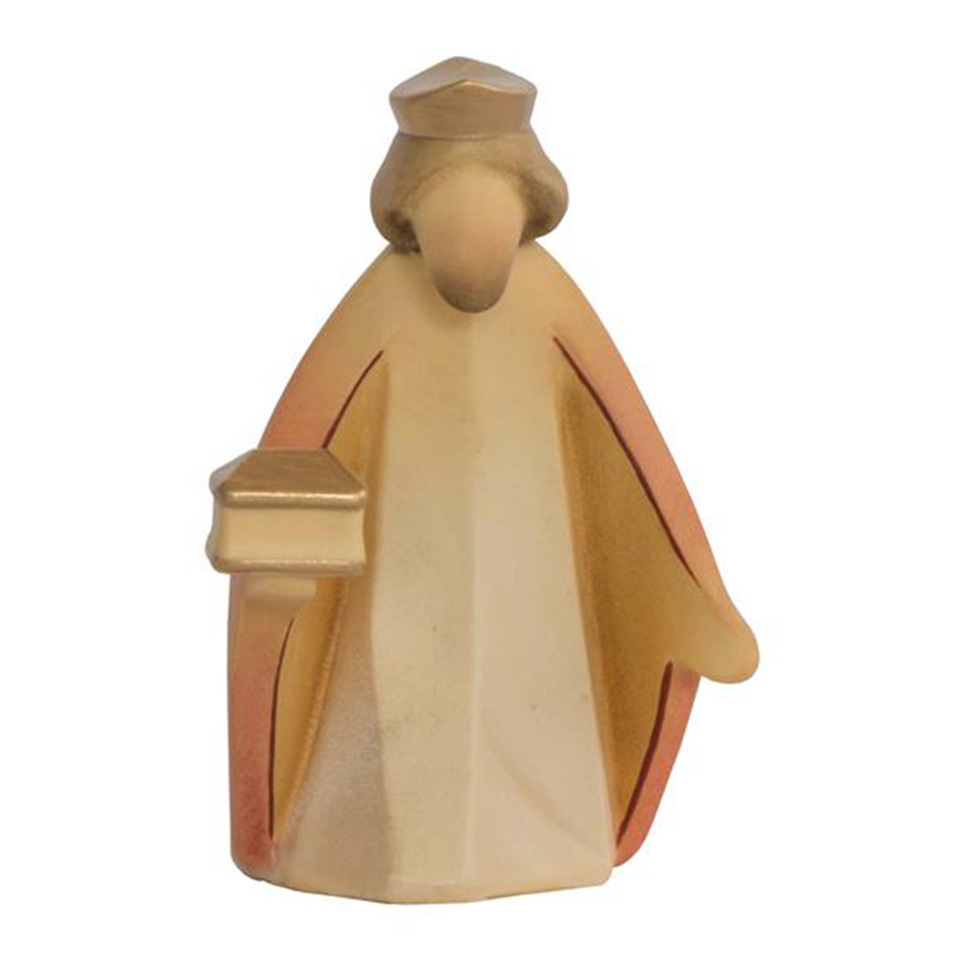 Hl. König kniend Aram Krippe col.