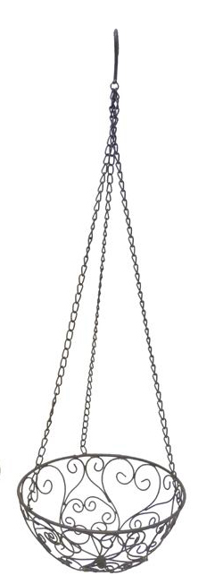 Hängeschale Floral Metalldraht 62/31