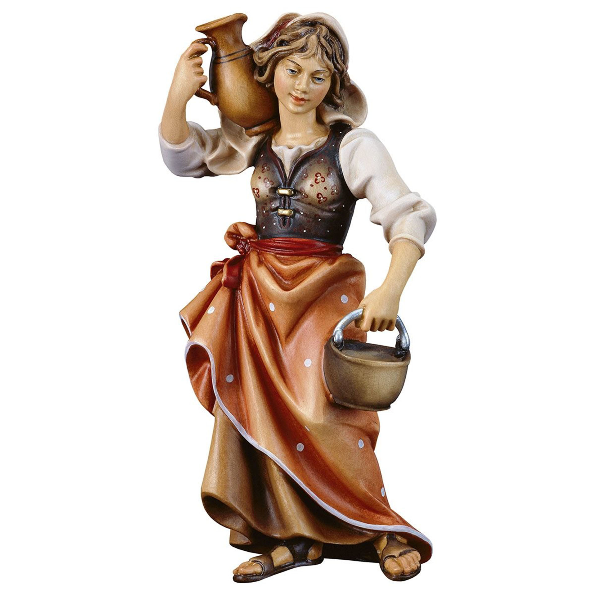 Hirtin mit Krug Ulrich Krippe col.