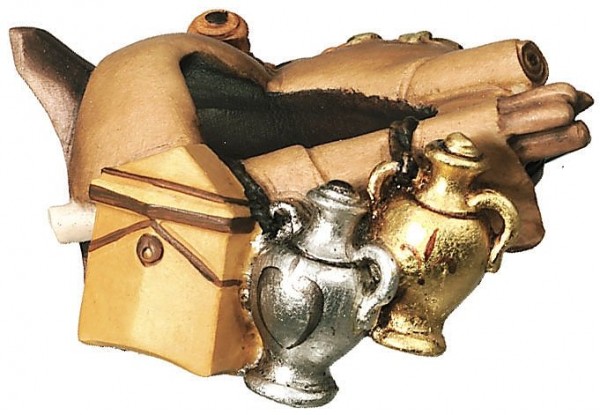 Krippenzubehör Gepäck für Kamel Bethlehem Krippe color