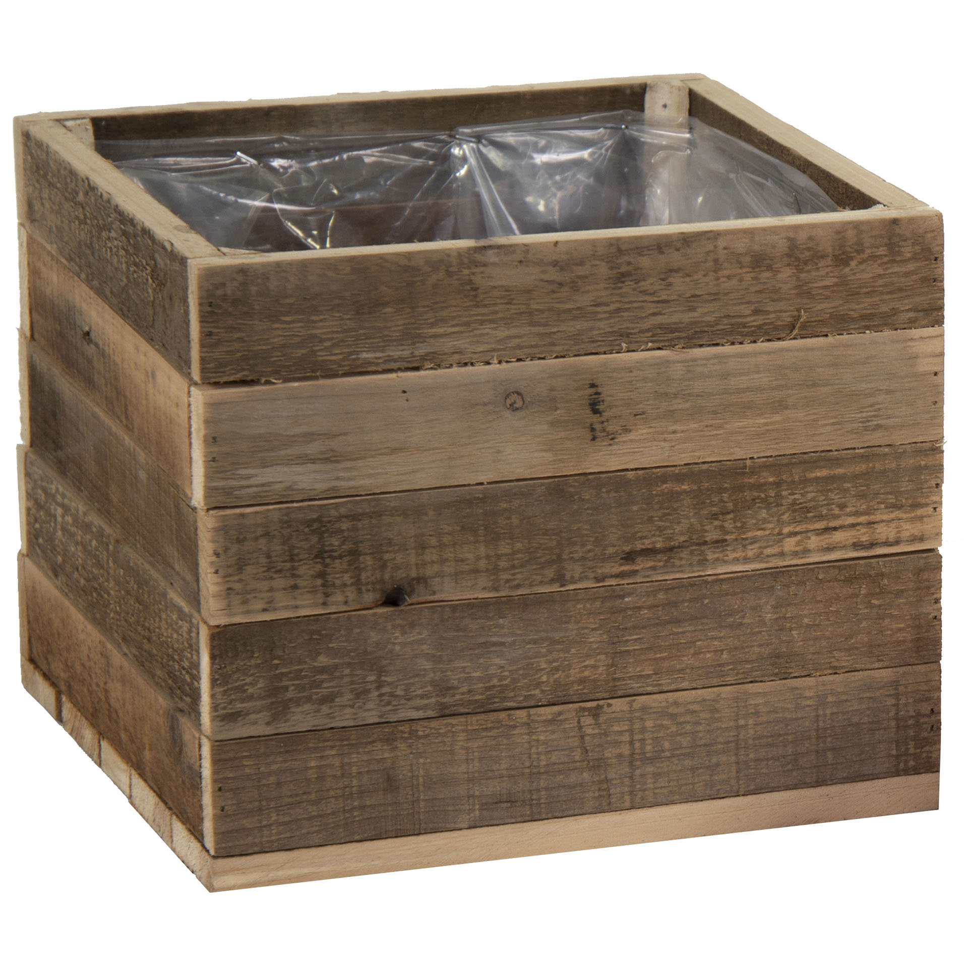 quadratischer Pflanzkasten Vintage-Art