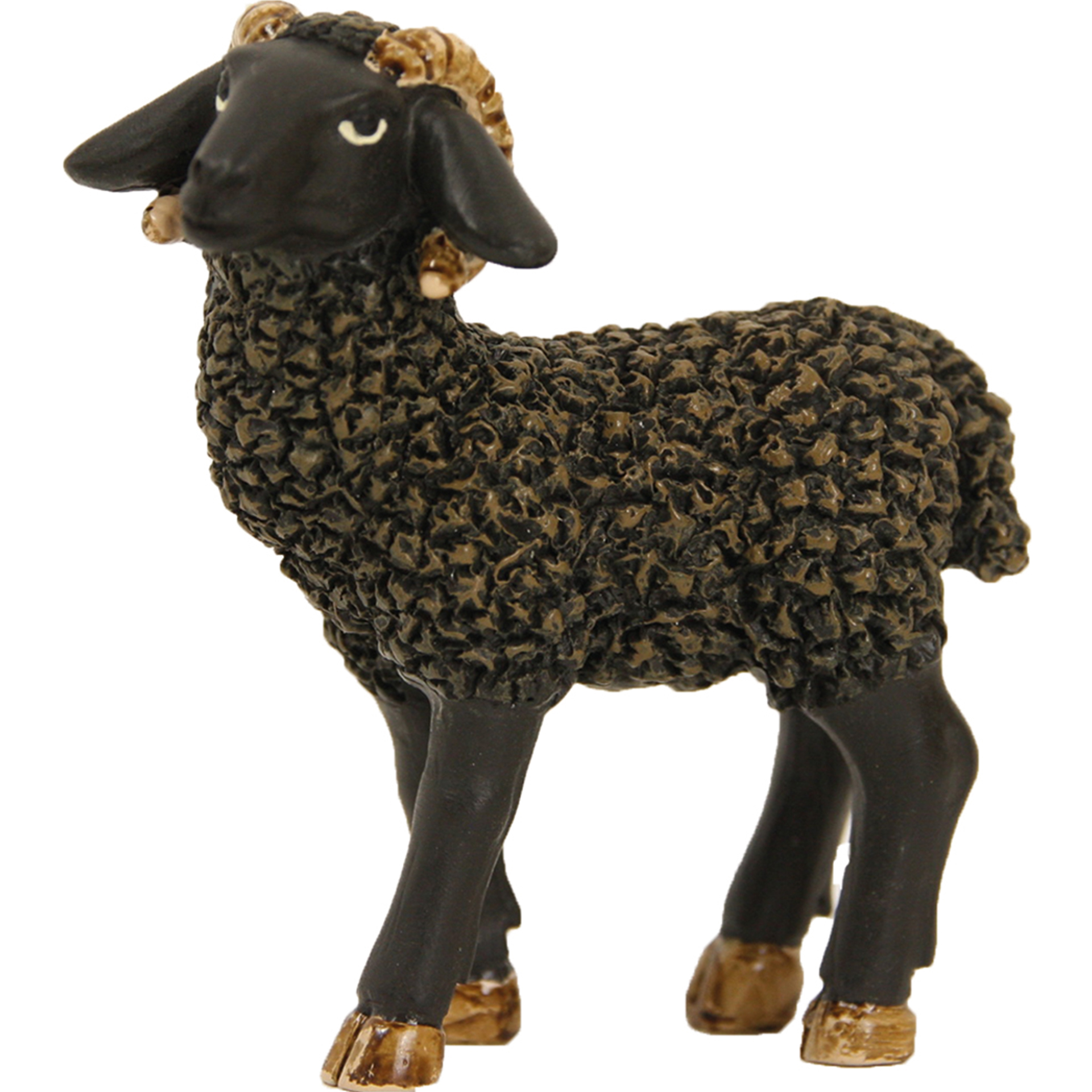 Wider dunkel Krippenfigur Tierfigur