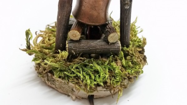 Lagerfeuer Dreibock Rauchkessel