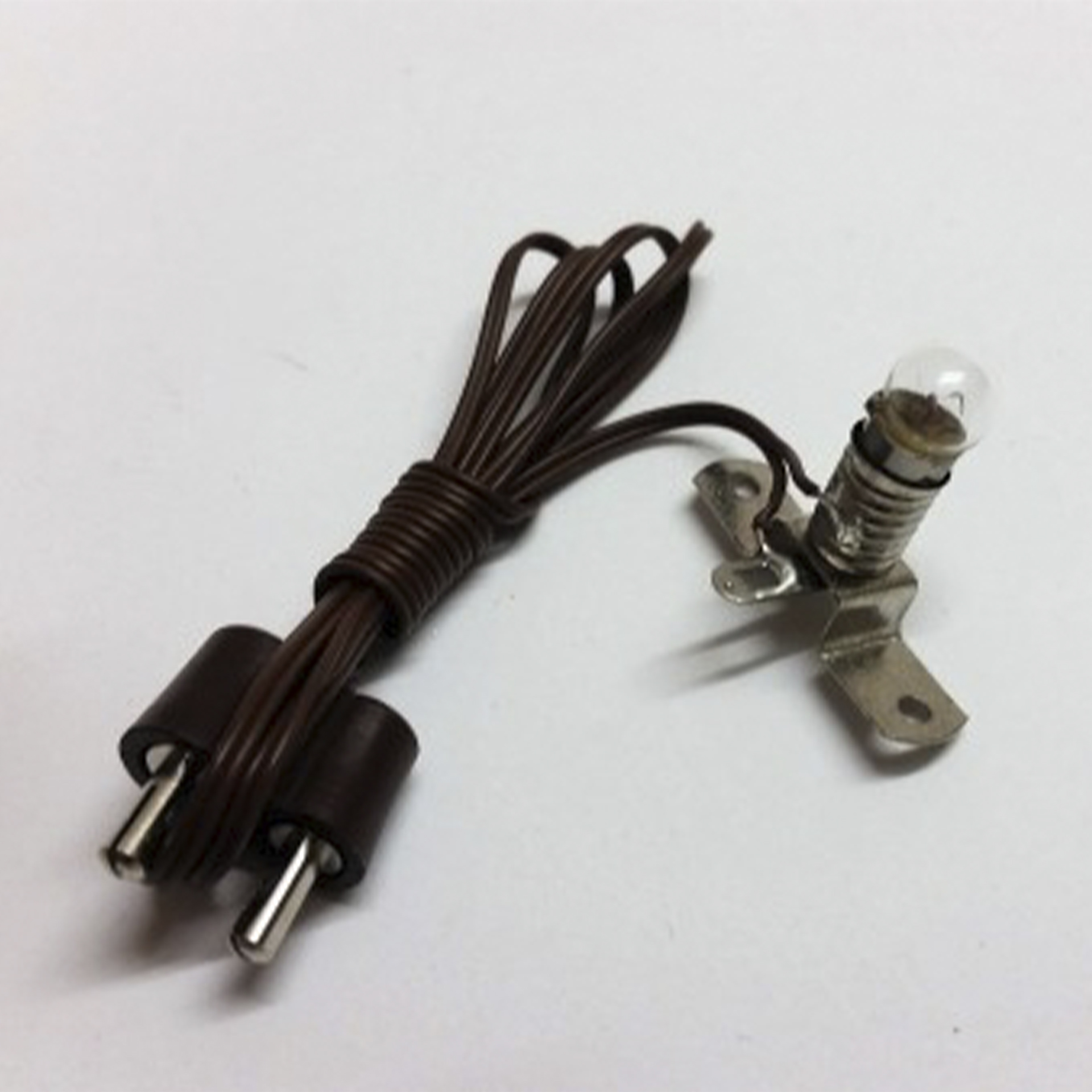 Beleuchtung mit Metallsteg E5,5, 3,5V weiß