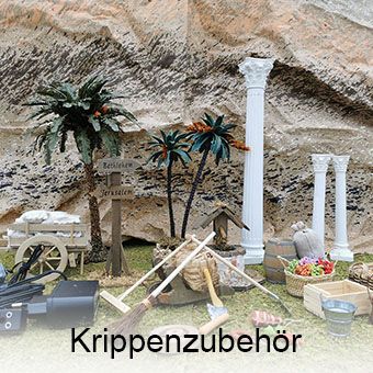 Krippenzubehoer Werkzeuge Beleuchtungen Krüge Nahrung