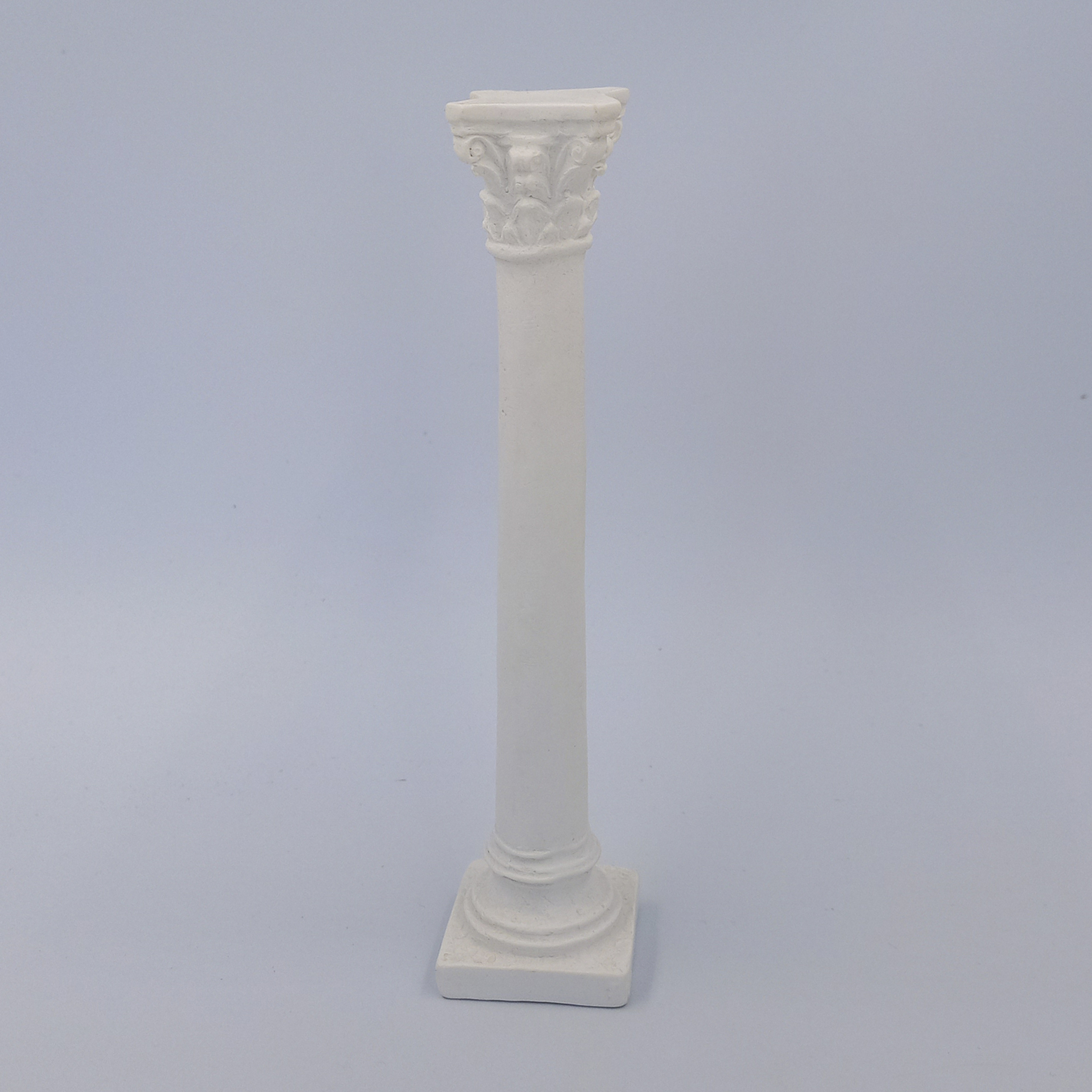 Säule weiß mit Kapitell, Höhe 15,5cm