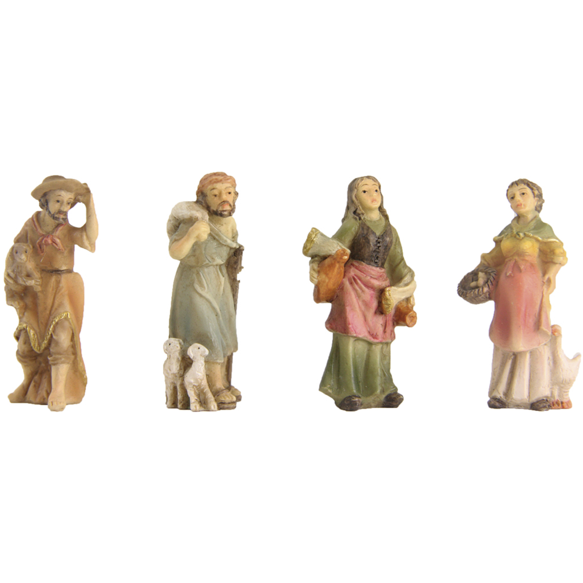 Zusatzfiguren 4-tlg. Krippenfiguren