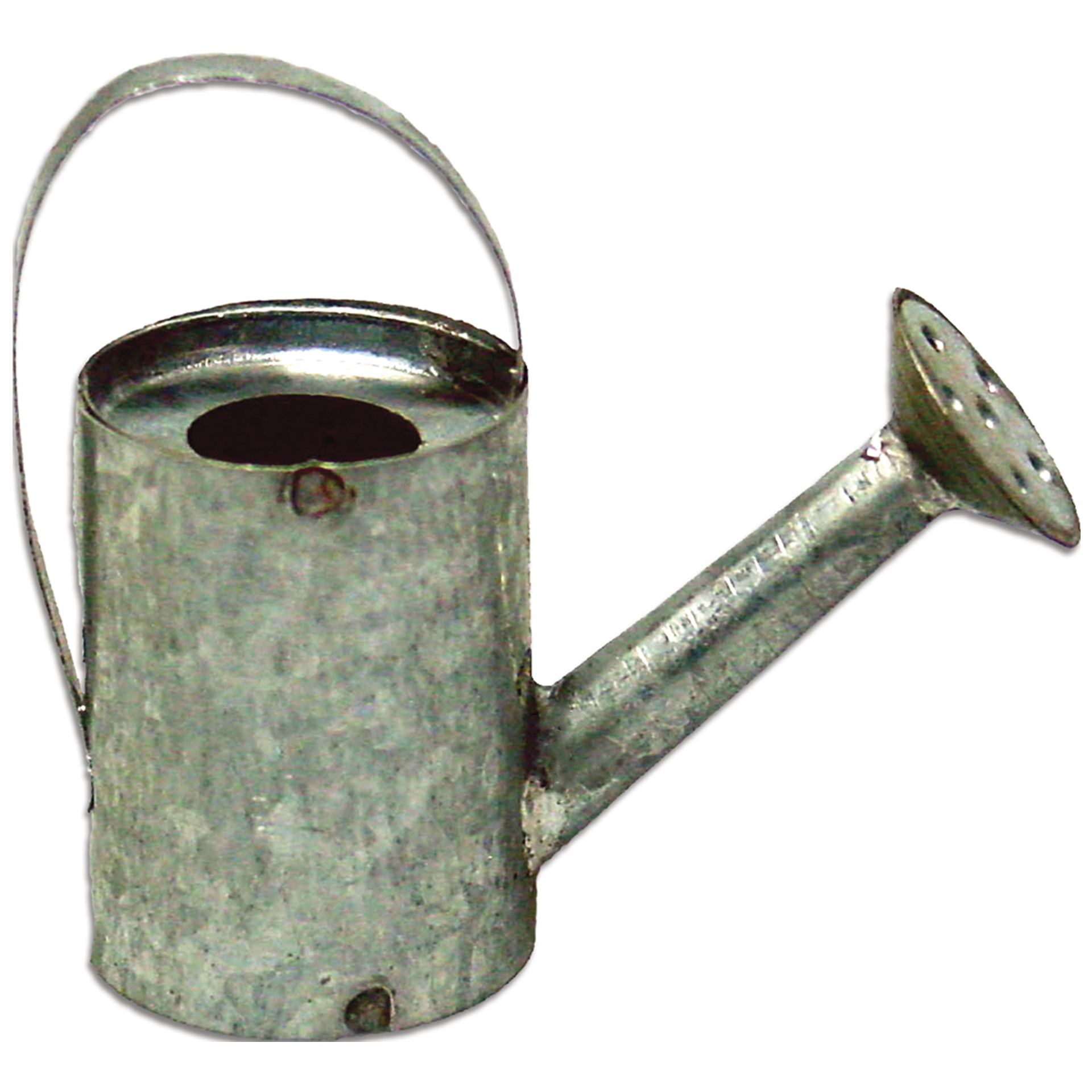 verzinkte Gießkanne mit Henkel und Ausgießer
